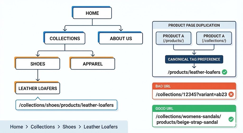 1. site structure and url optimization